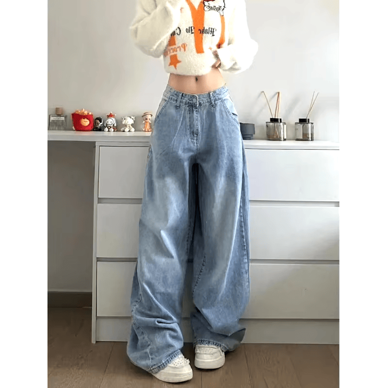 Jeans holgados estilo y2k sanrio